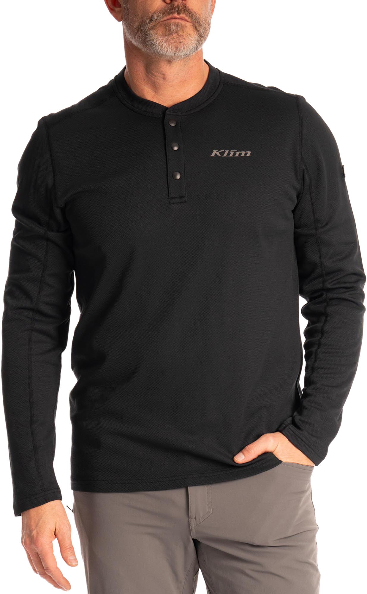 Klim Sidewinder Wool Chemise à manches longues noir 3XL Figure 2