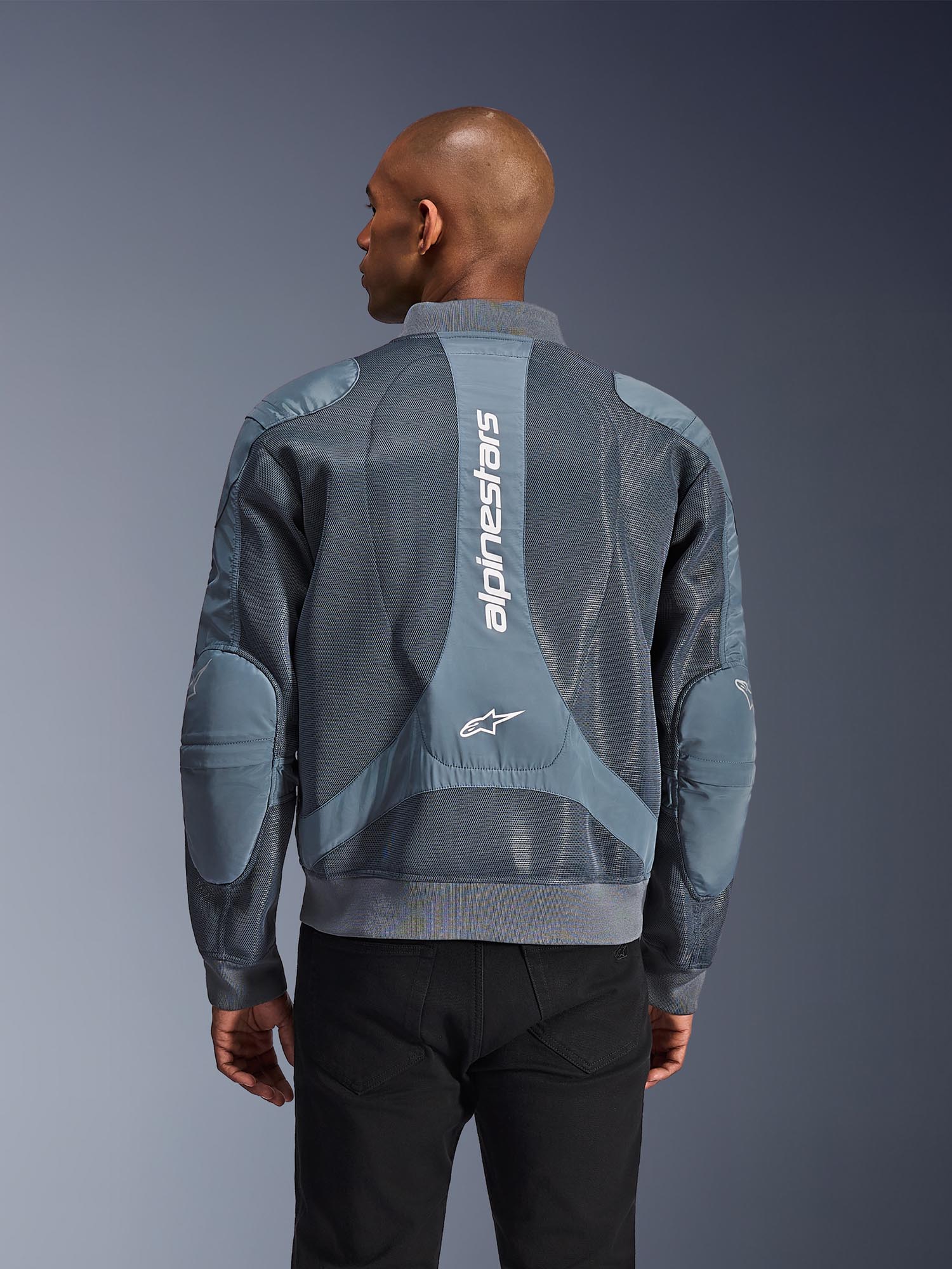 Alpinestars Flight Air Motorcycle Textile Jacket grey/blue S Figure 6