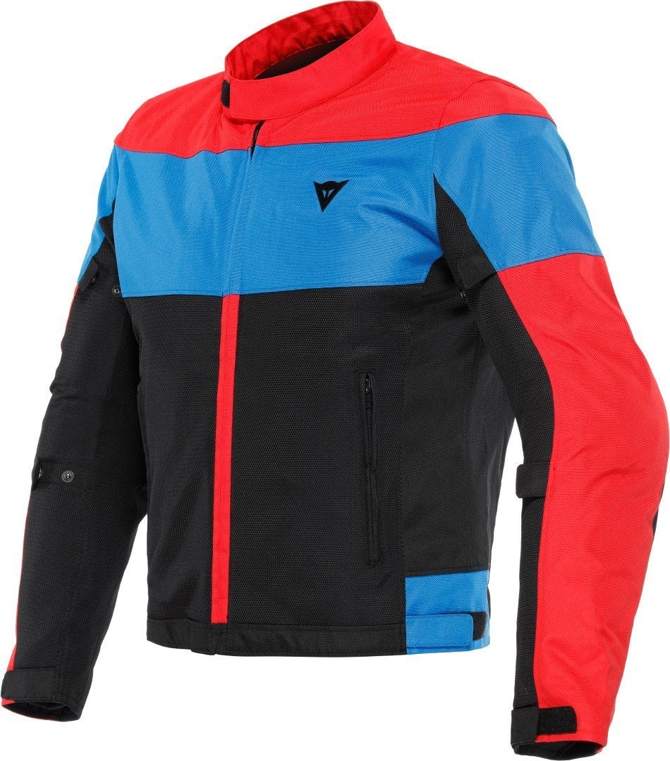 Dainese Elettrica Air Tex Мотоциклетная текстильная куртка 48 чёрный/красный/синий 