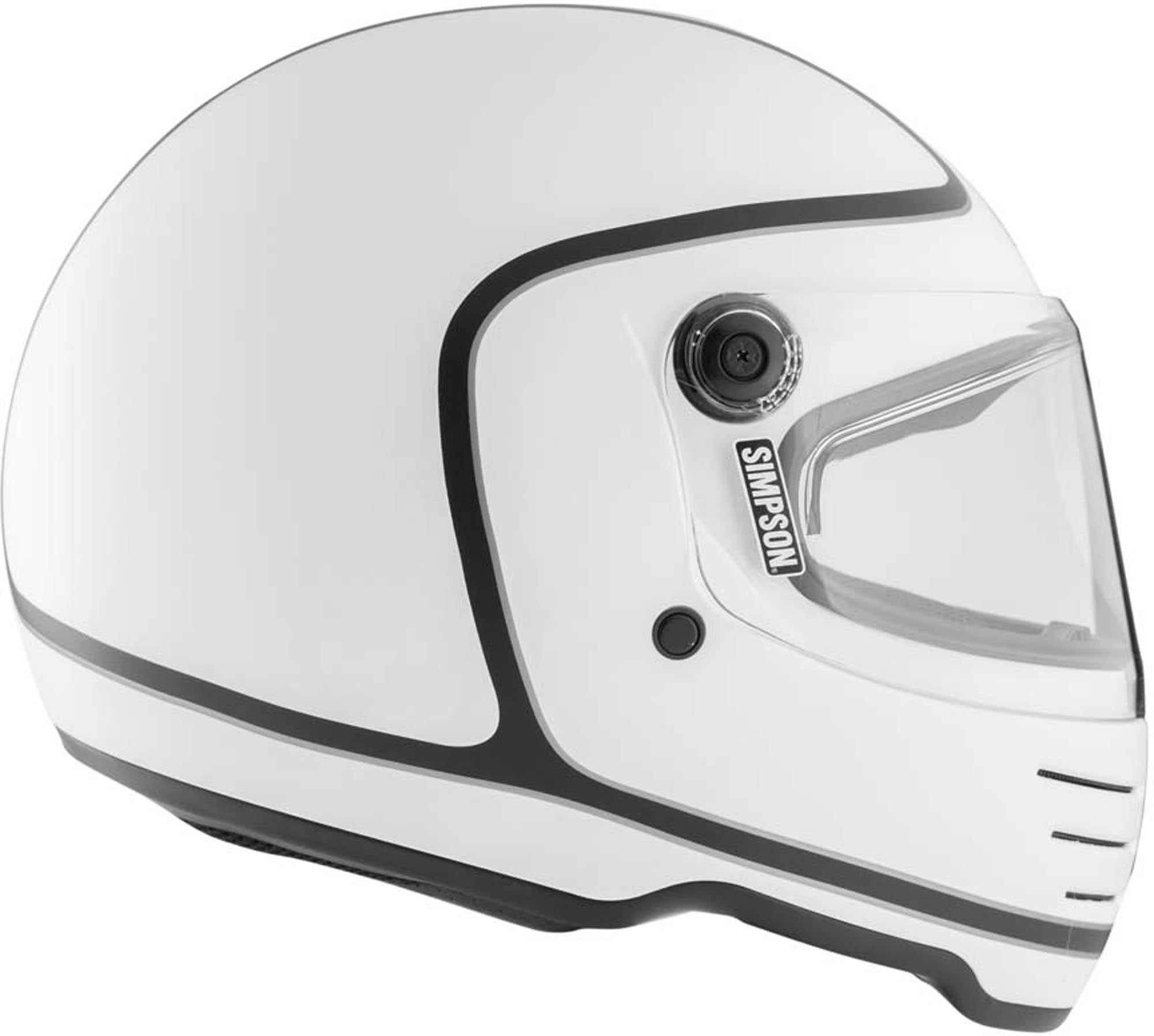 Simpson M62 Hondo Carbon Casco da motocicletta bianco/nero/oro XL Figura 2