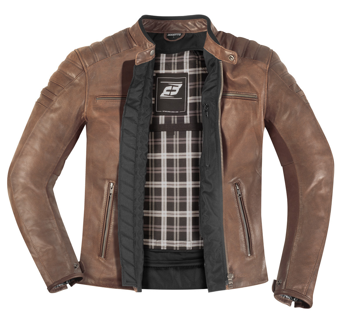 Bogotto B-Nimble Motorcycle Leather Jacket brown 60 Figure 5