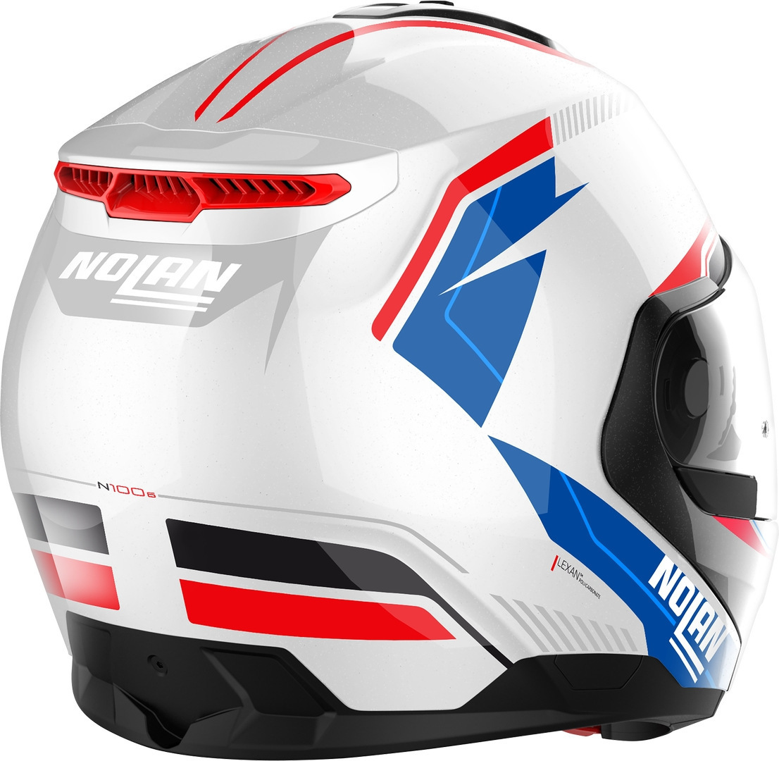 Nolan N100-6 Surveyor N-Com Cască Alb/Albastru/Roșu XXXL (65) Figura 4