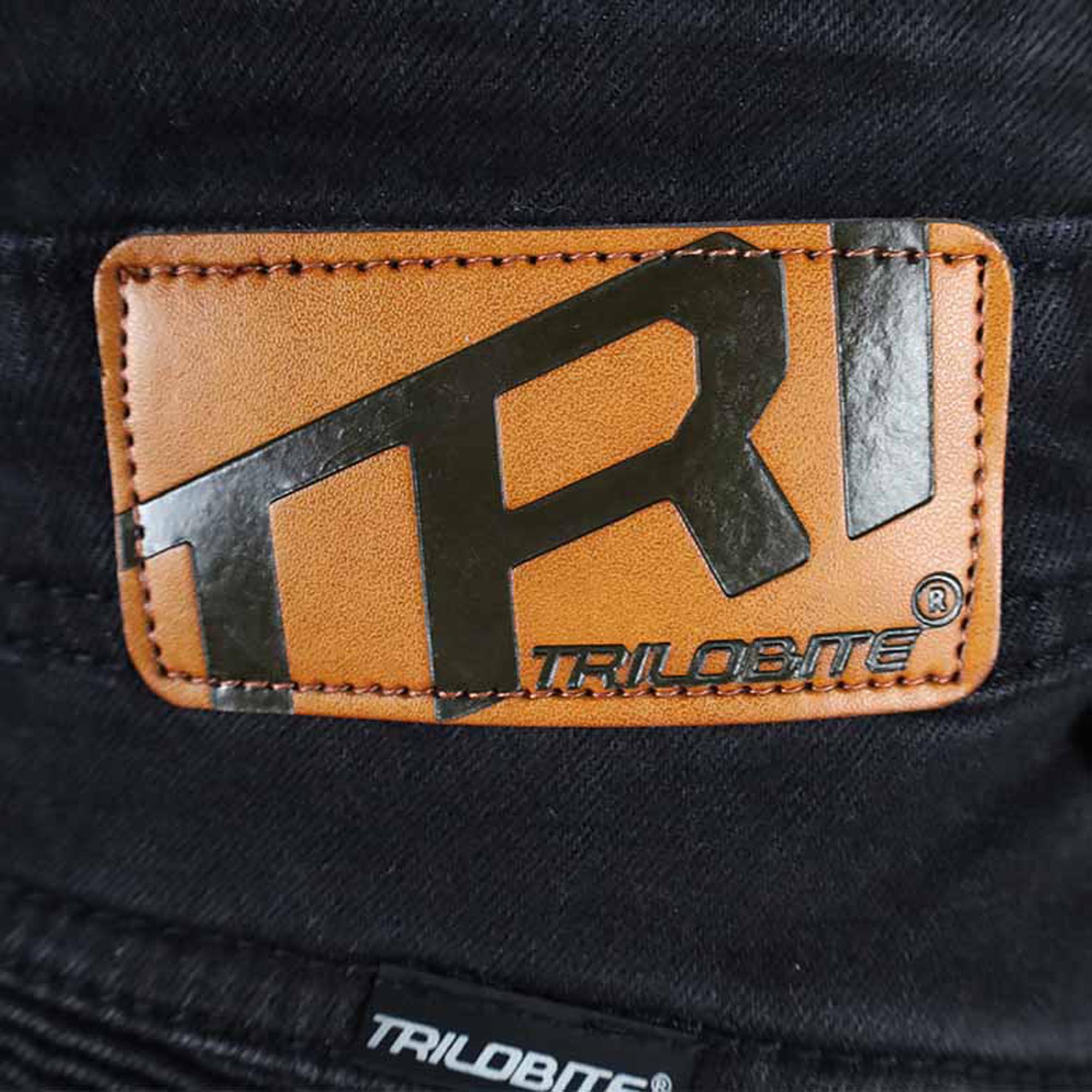 Trilobite Parado AAAA Doublelayer Slim Motorcykeljeans Sort 32/32 Figur 8