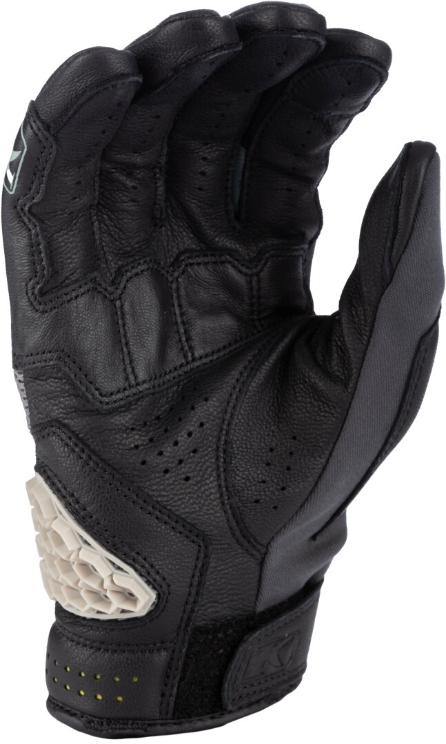 Klim Baja S4 2025 perforated Mesh Leather/Textile Enduro Motorcycle Gloves Mănuși de enduro pentru motociclete din plasă perforată/textil gri/negru 3XL Figura 2
