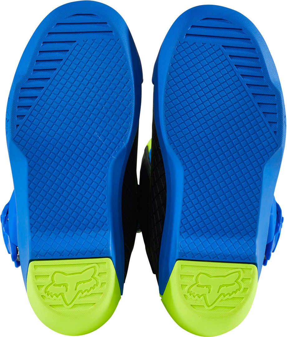 FOX Comp Stivali da motocross giovanile giallo/blu 3 Figura 2