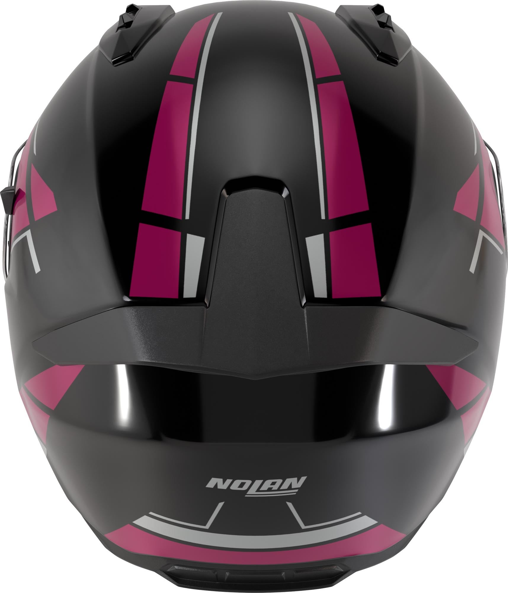 Nolan N60-6 Sincrono Hjelm sort/pink XL (62) Figur 4