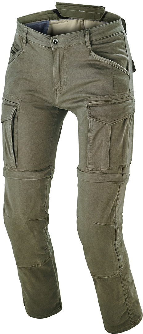 Macna Arrival Pantalon textile moto Vert militaire 38 Figure 1