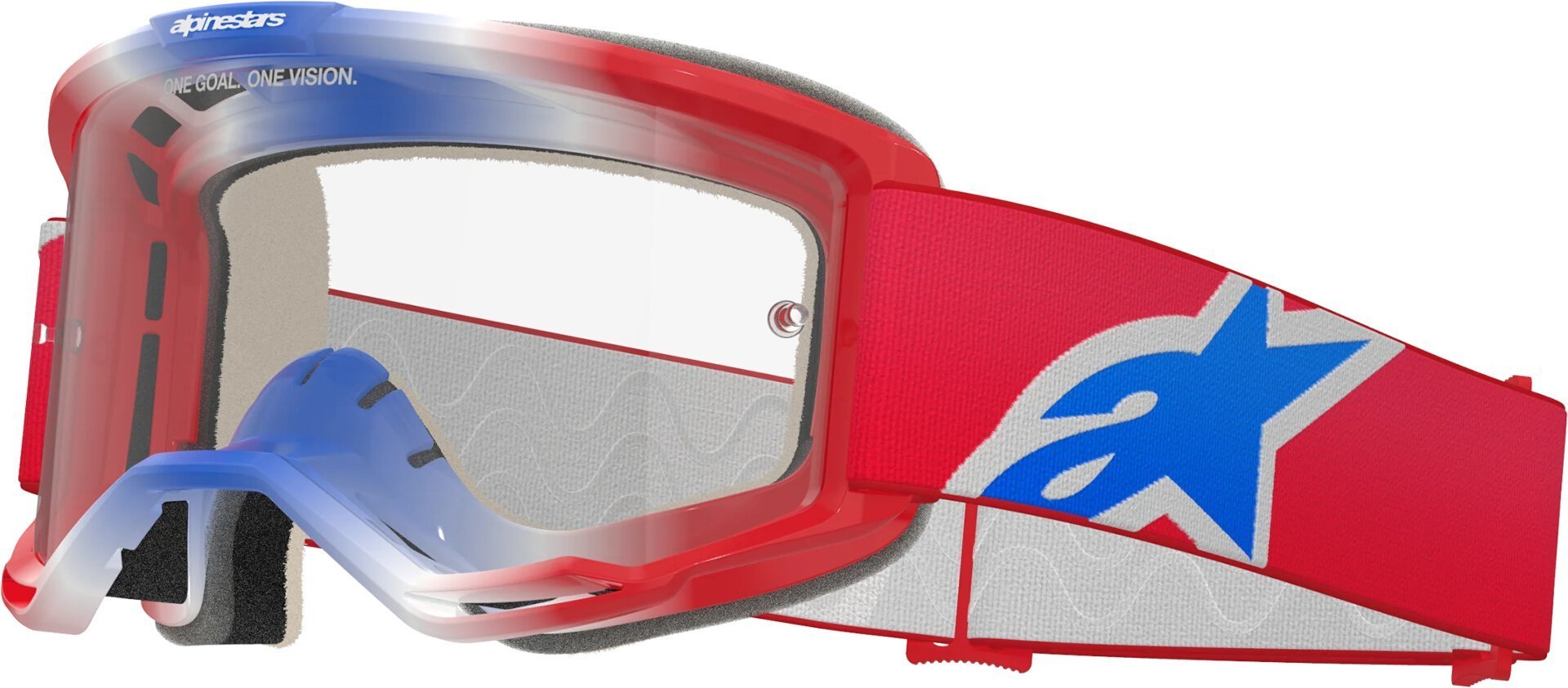 Alpinestars Vision 5 Corp Tricolor Motocross Glasögon Figur 1