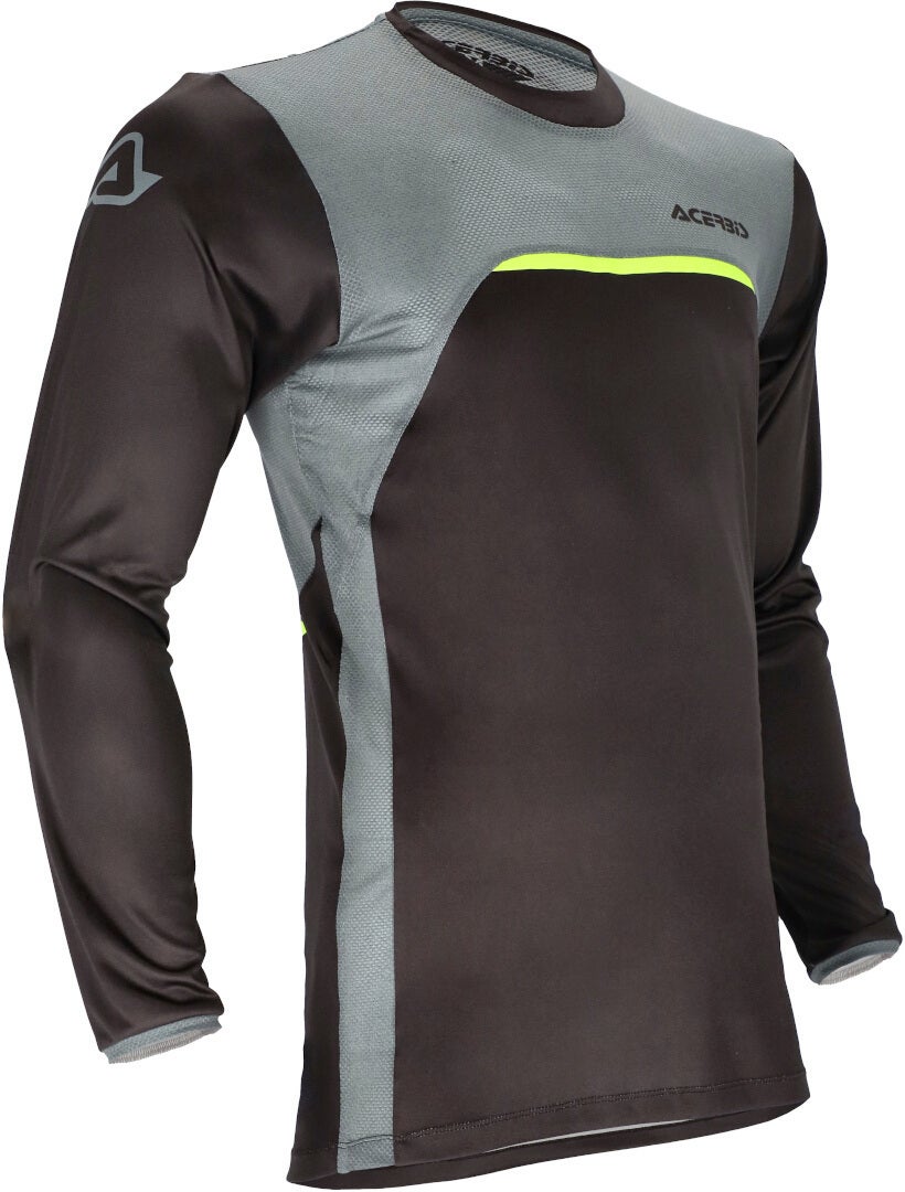 Acerbis X-Duro Motocross Jersey sort/gul M Figur 1