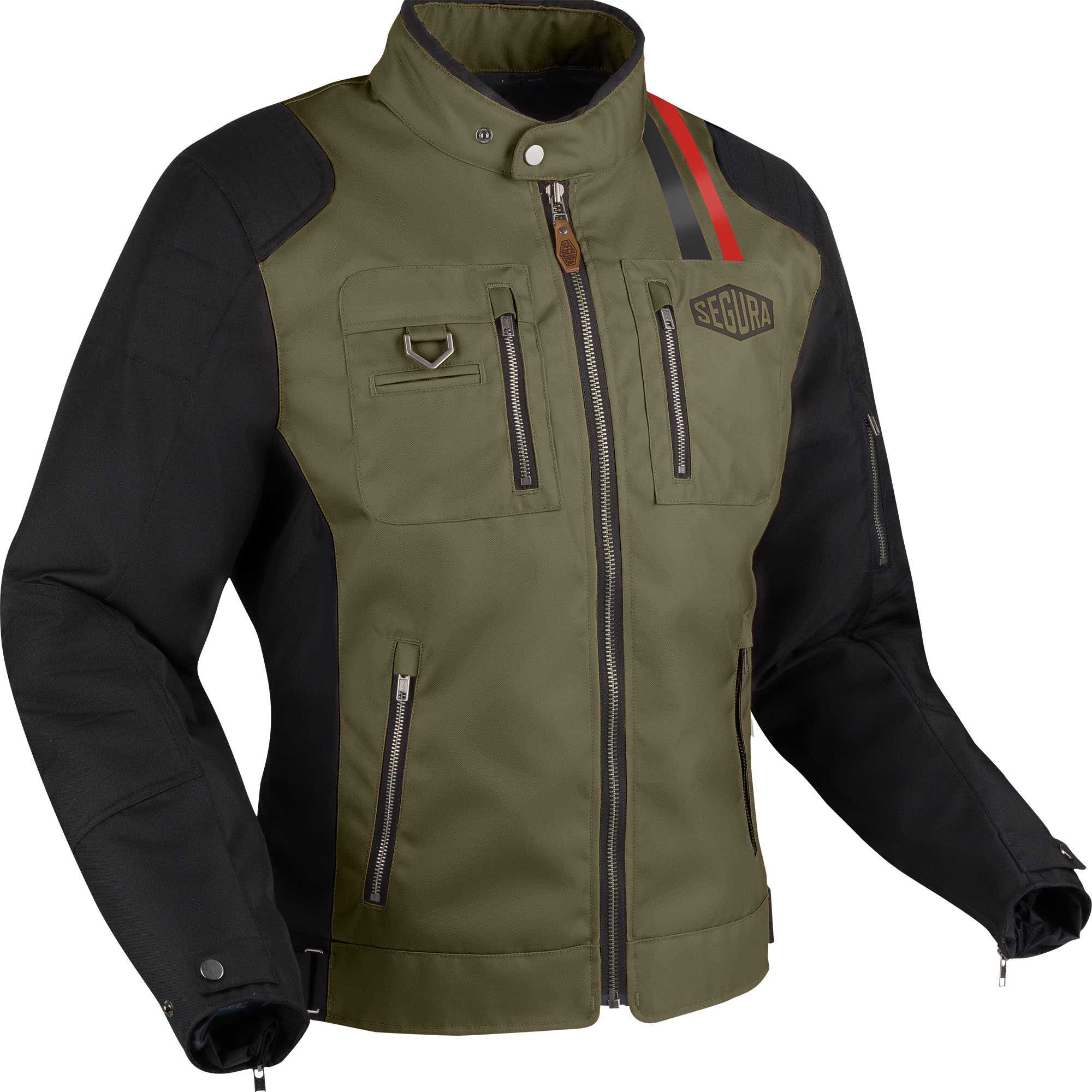 schwarz/khaki
