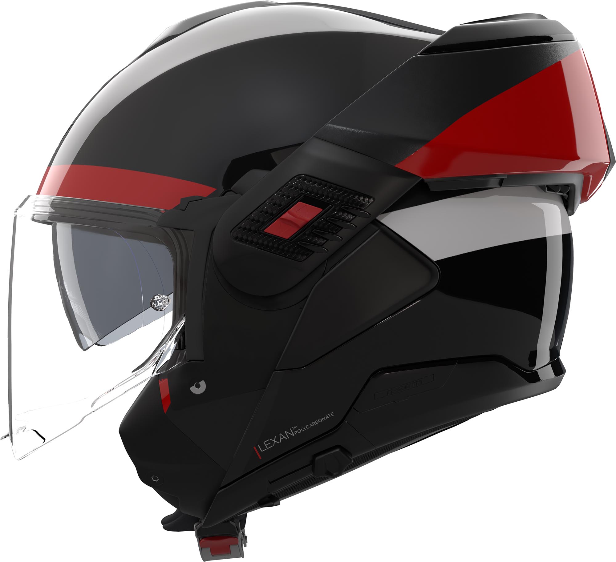 Nolan N120-1 Blocco Helmet black/grey/red XS (55) Figure 2