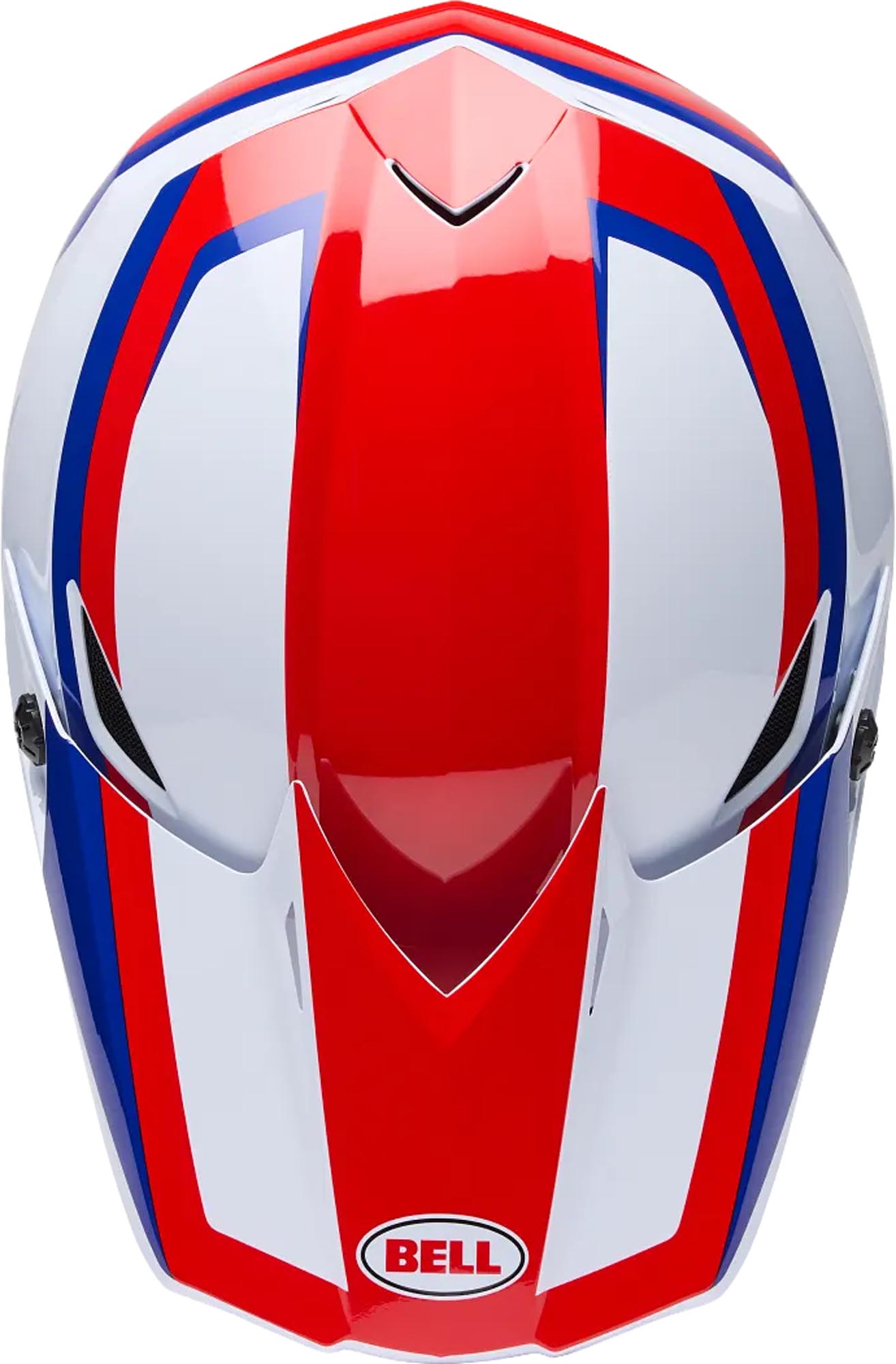 Bell MX-10 MIPS Dyno Motocross Helm rot/weiß L (59/60) Abbildung 5