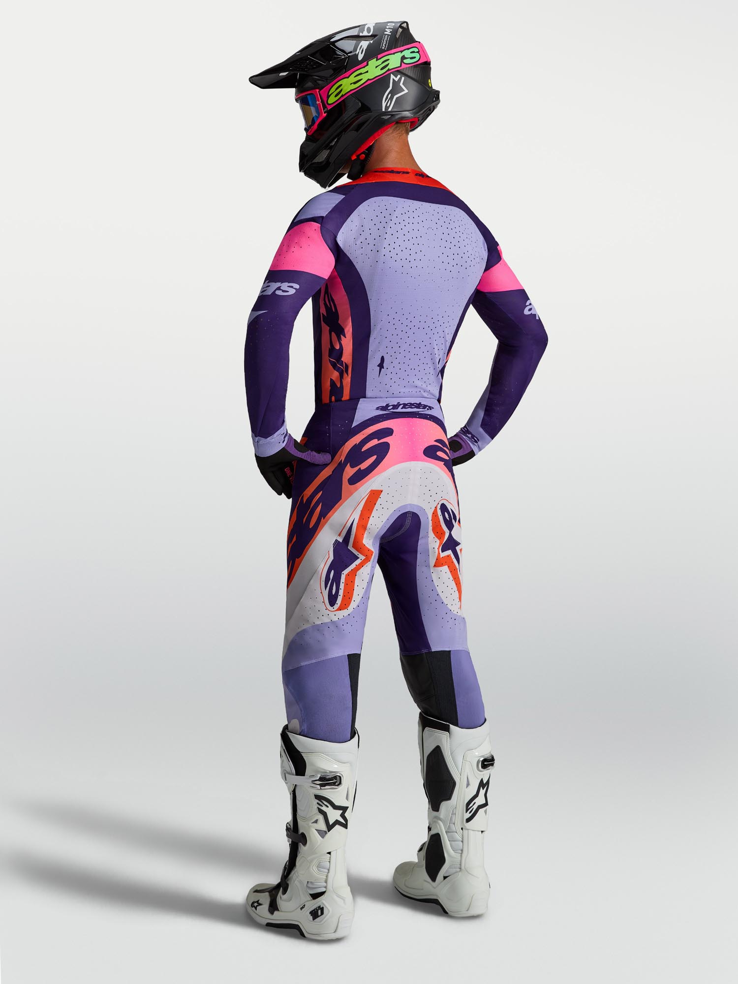 Alpinestars Supertech Dyna Motocross Hose lila/pink 40 Abbildung 7