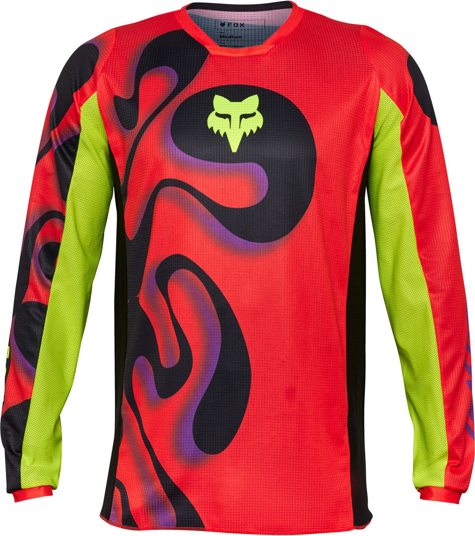 FOX 180 Emotion Motocross Jersey rot S Abbildung 1