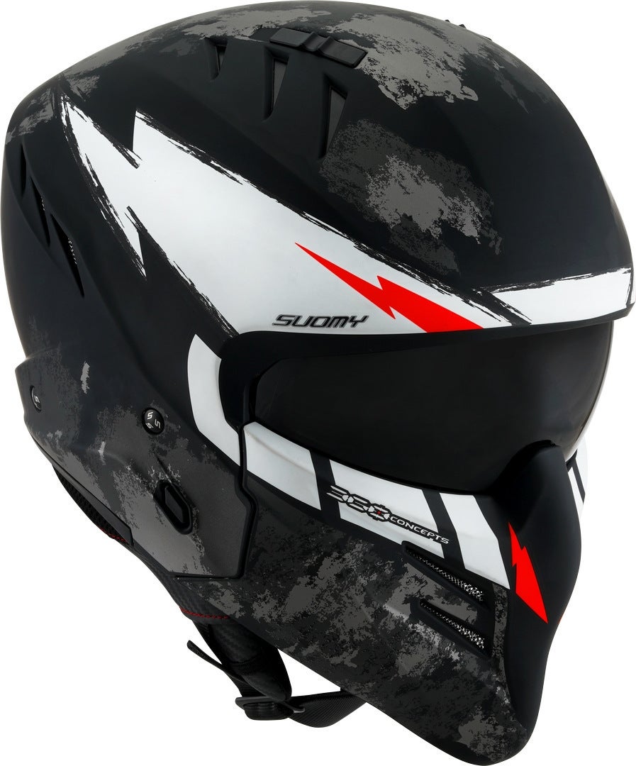 Suomy Armor Hi Volt Casque Jet Noir/Blanc L (59/60) Figure 3