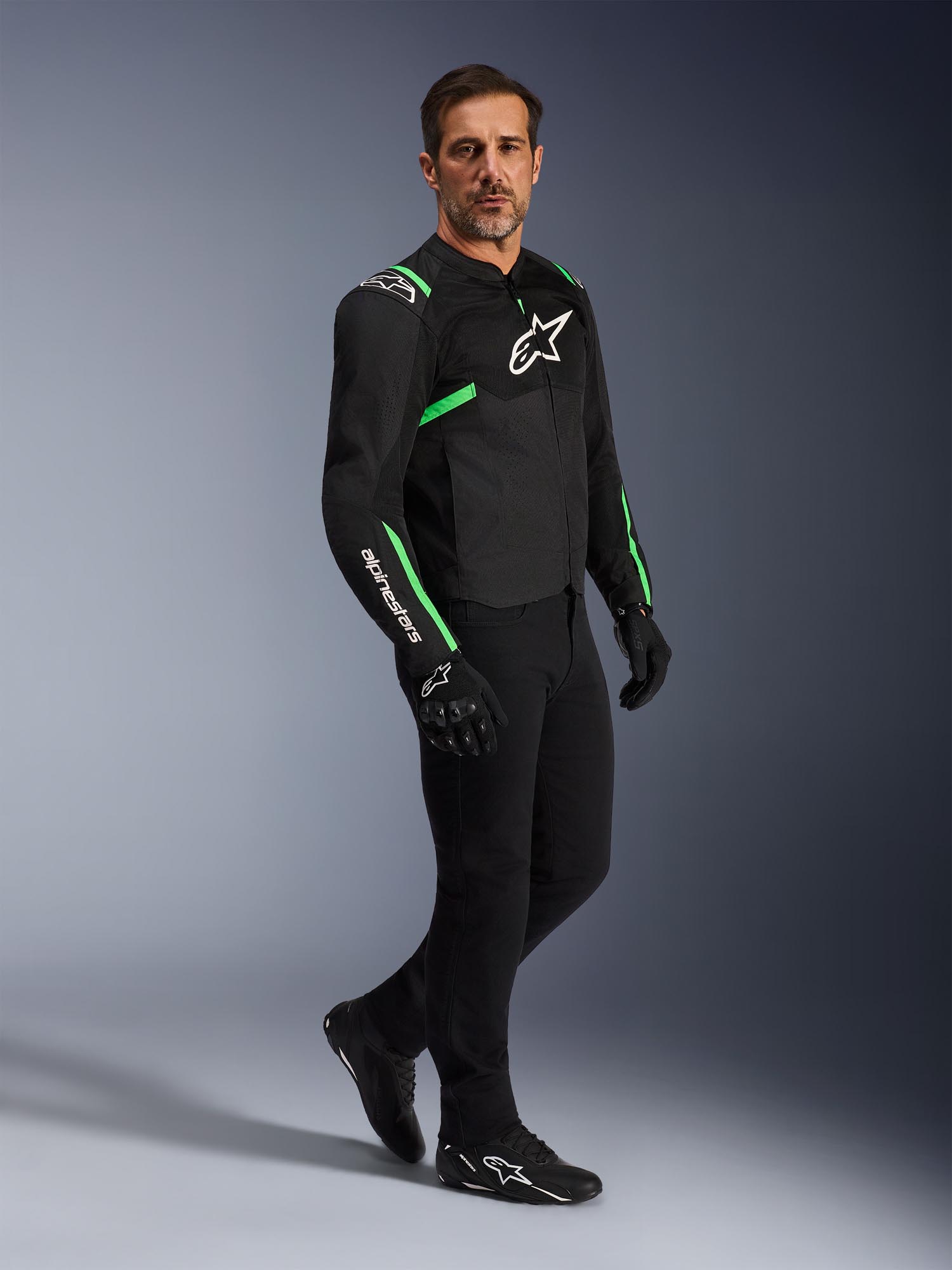 Alpinestars T-Sps Air V2 Blouson textile de moto noir/néon-vert 4XL Figure 8