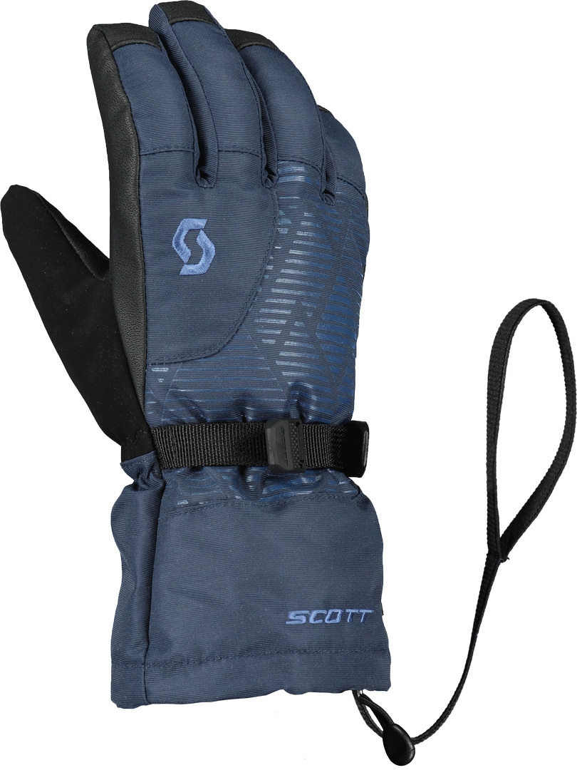 Scott Ultimate Premium Gore-Tex Mănuși pentru snowmobile pentru copii albastru închis S Figura 1