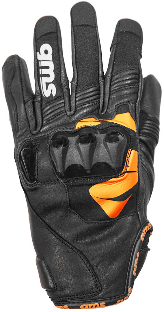 GMS Curve Motorcykel handsker sort/orange L Figur 1