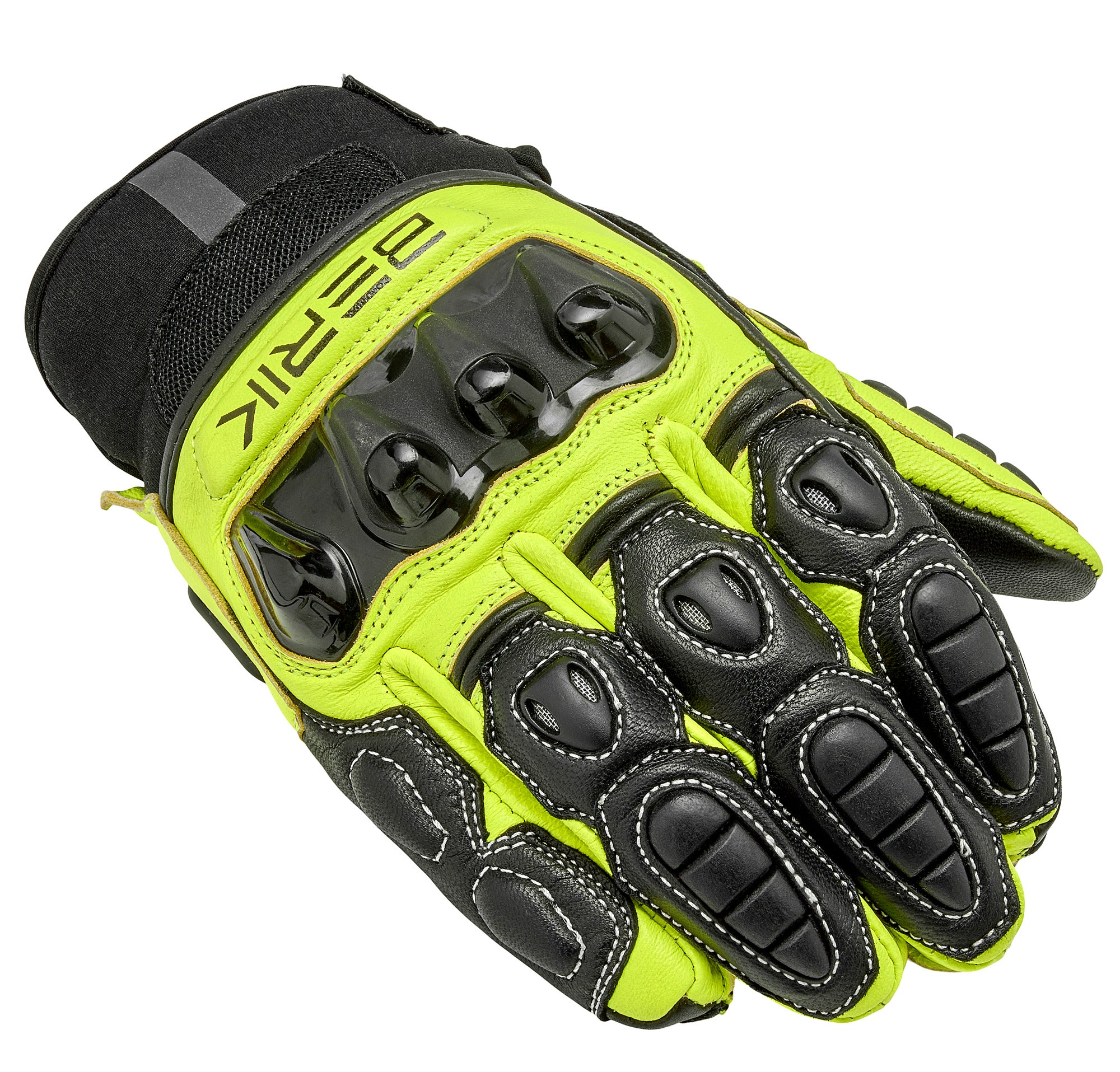 Berik Zakuda Motorcykel handsker sort/neon-gul XL Figur 1