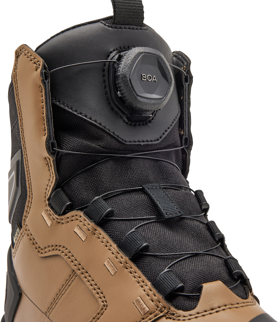 FOX Defend ADV waterproof Motorcycle Boots black/brown 10,5 Figure 2