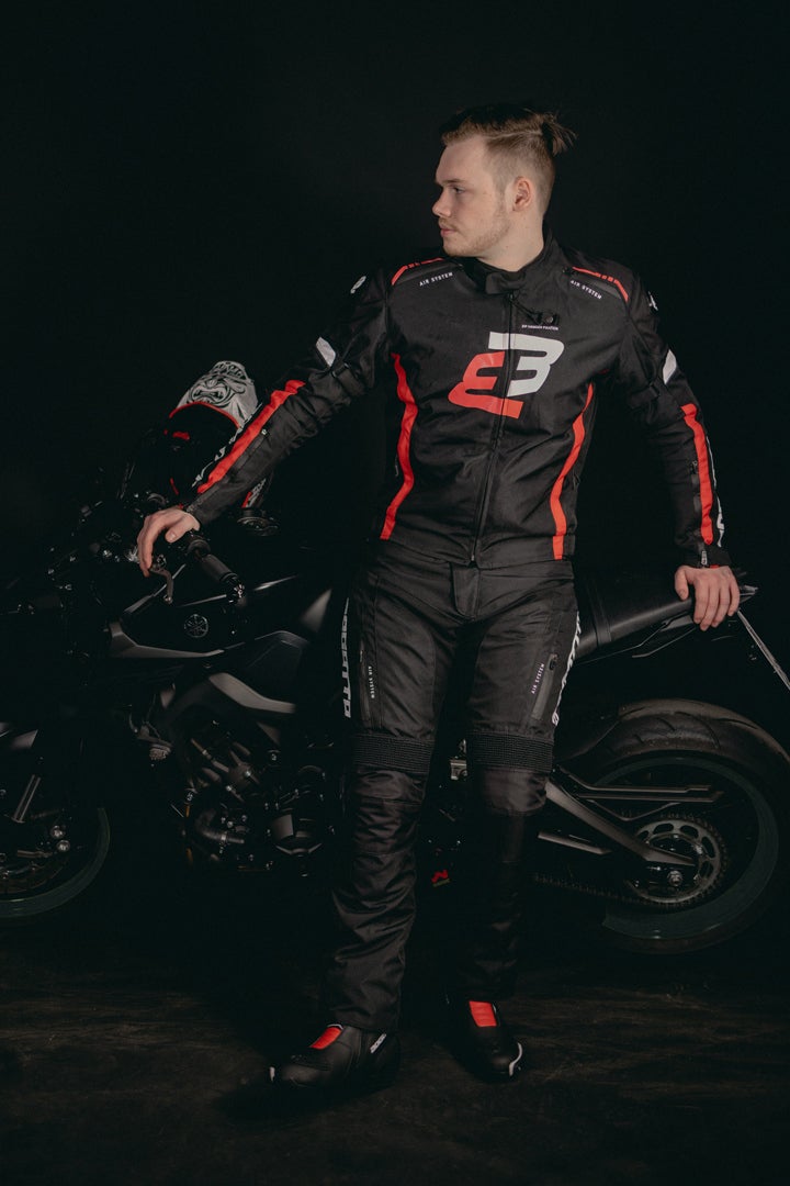 Bogotto GPX waterproof Motorcycle Textile Jacket black/red 3XL Figure 9