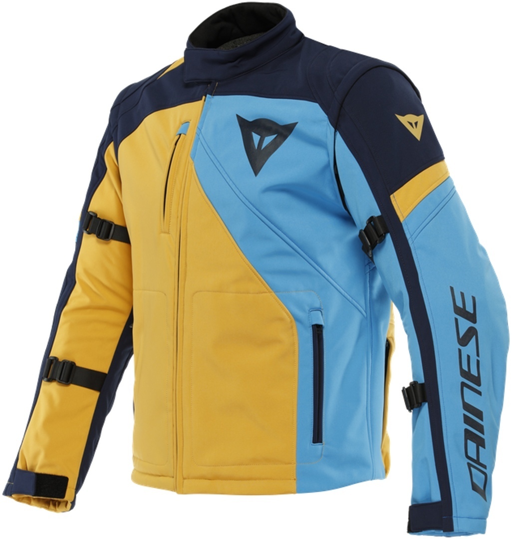 Dainese Ranch Tex Giacca tessile moto giallo/blu 52 Figura 1