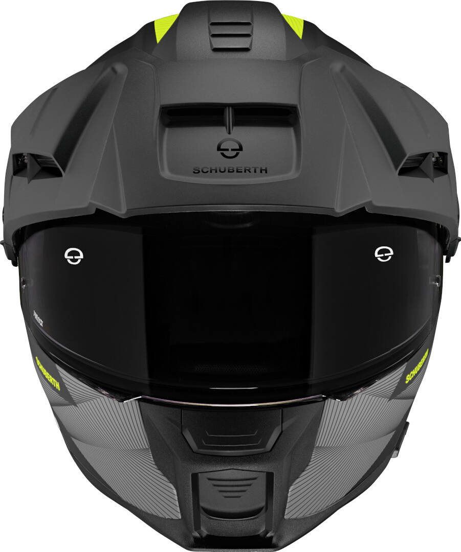 Schuberth E2 Defender ヘルメット ブラックマット/イエロー 男性(57歳) 図4