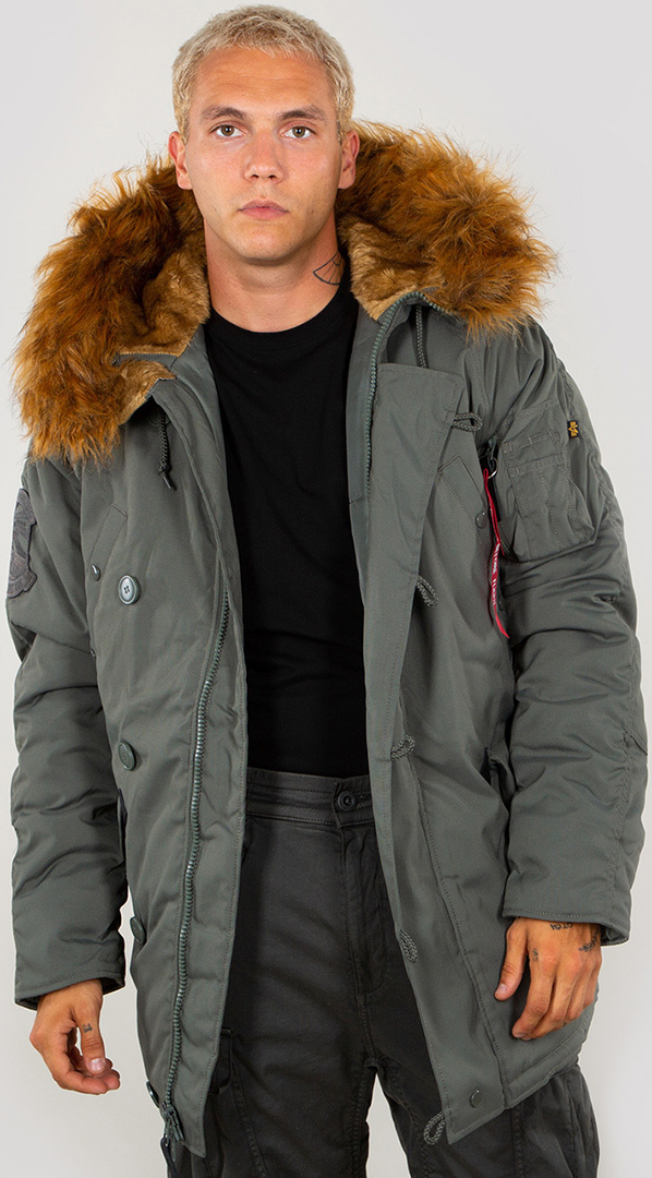 Alpha Industries Explorer Bunda zelená 4XL Obrázek 4