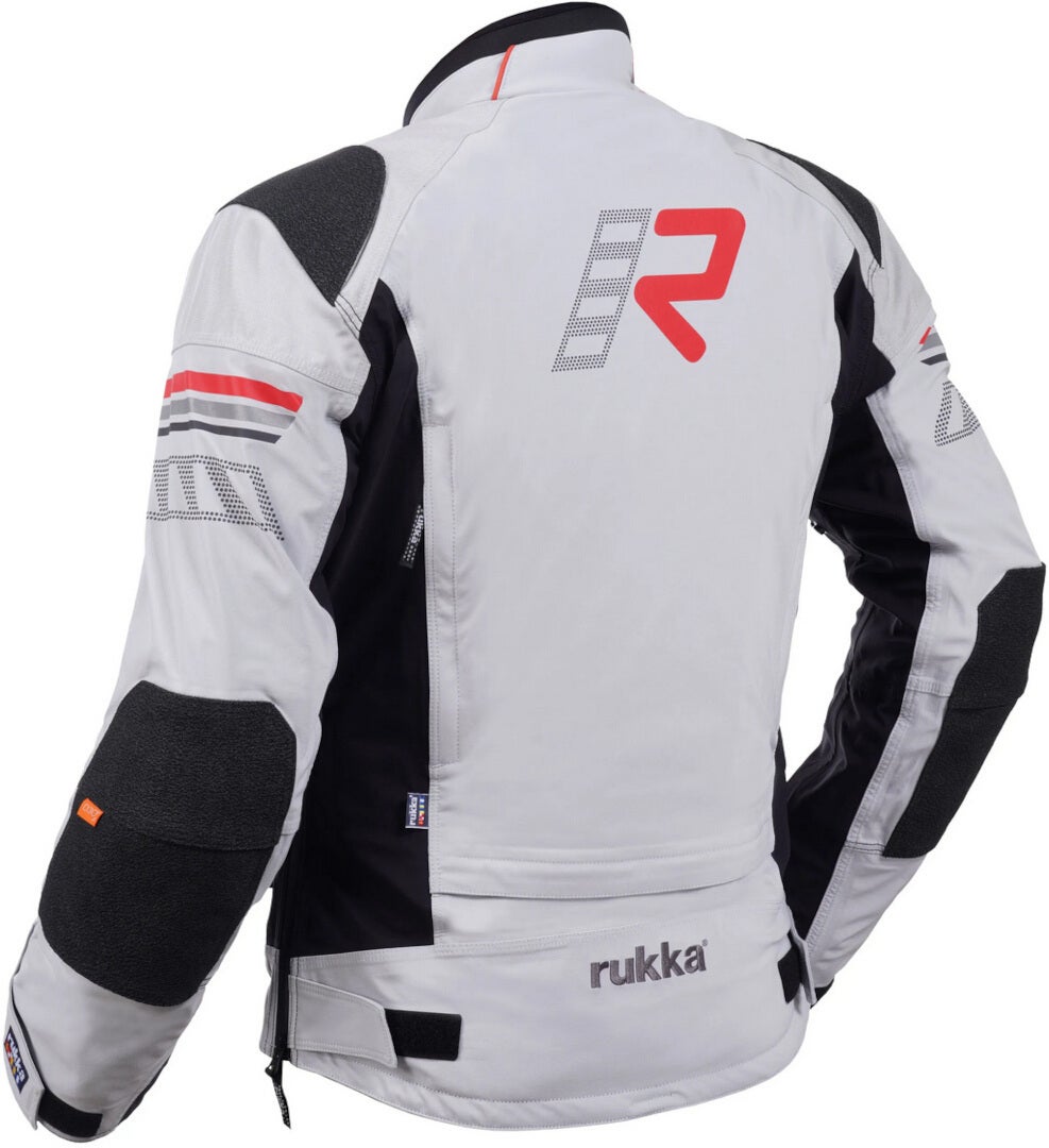 Rukka Armatou-R Chaqueta textil de moto gris/rojo 60 Figura 2