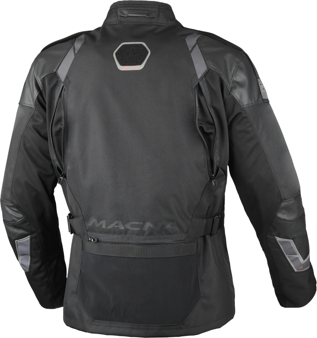 Macna Touros wasserdichte Motorrad Textiljacke schwarz 6XL Abbildung 3