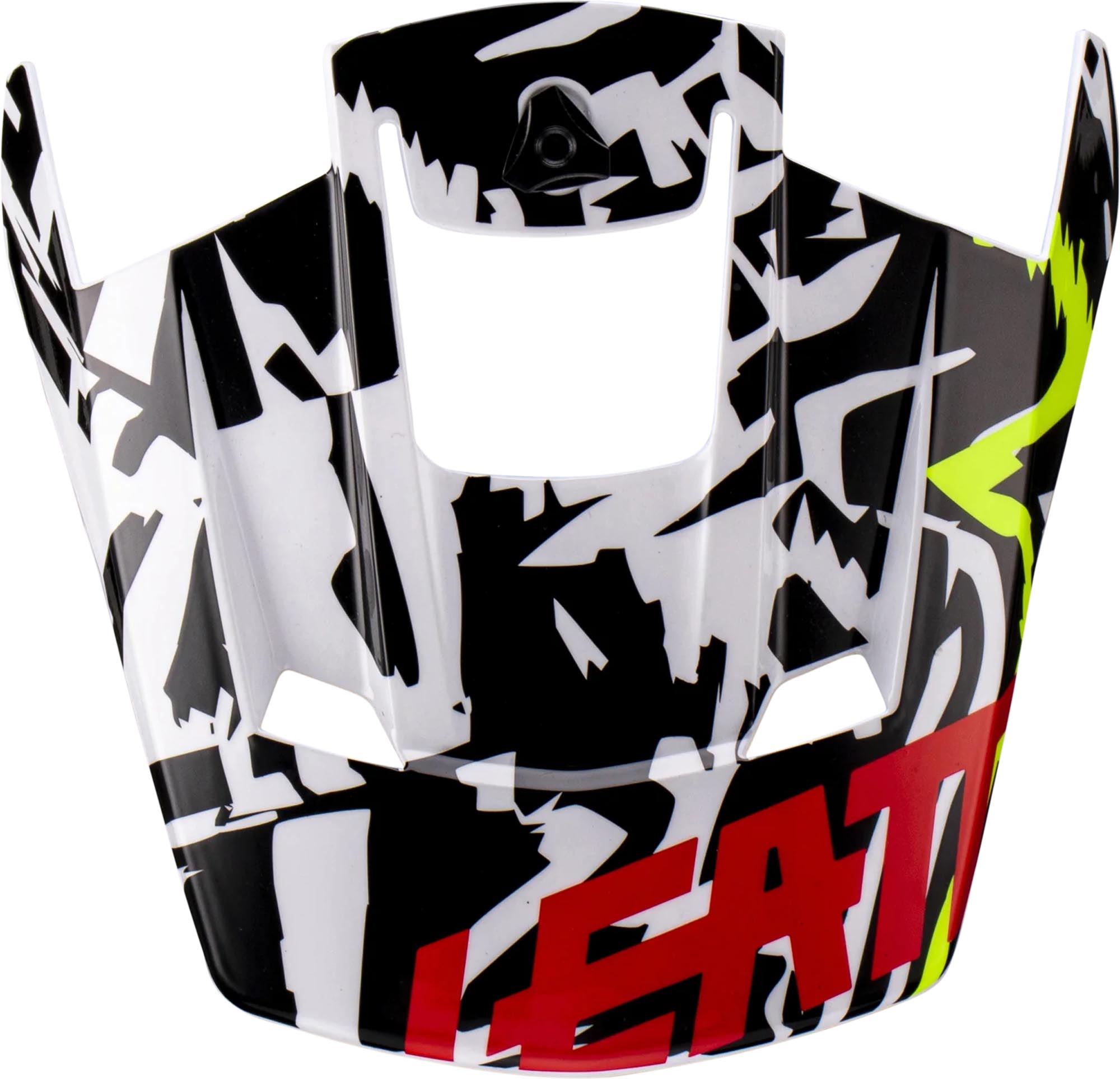 Leatt Moto 3.5 Graphic Helmet Peak black/white XS/S Figure 1