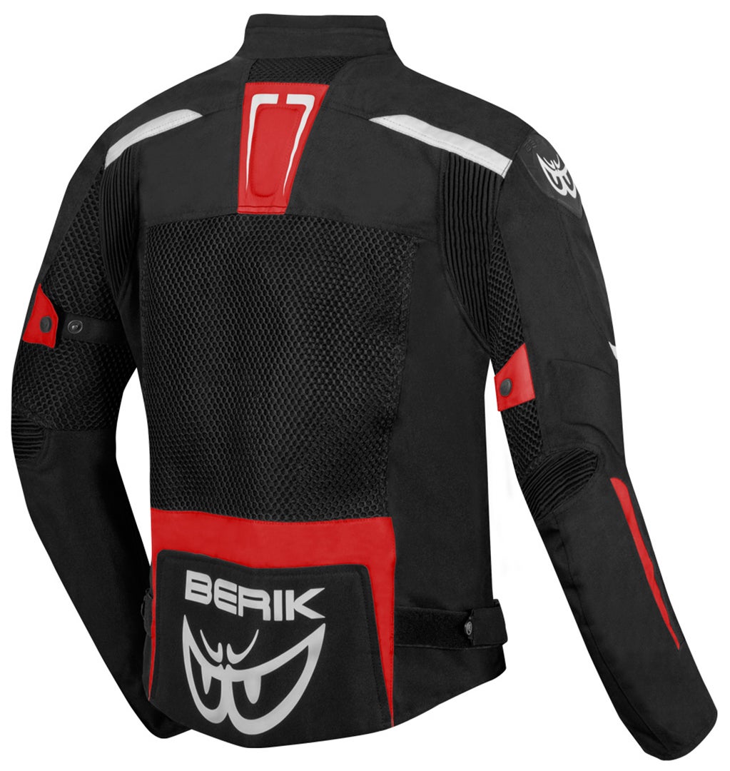 Berik X-Speed Air Motorrad Textiljacke schwarz/rot 58 Abbildung 2
