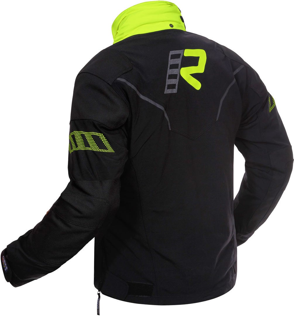 Rukka Elas Motorfiets textiel jas Zwart/Geel 54 Figuur 2