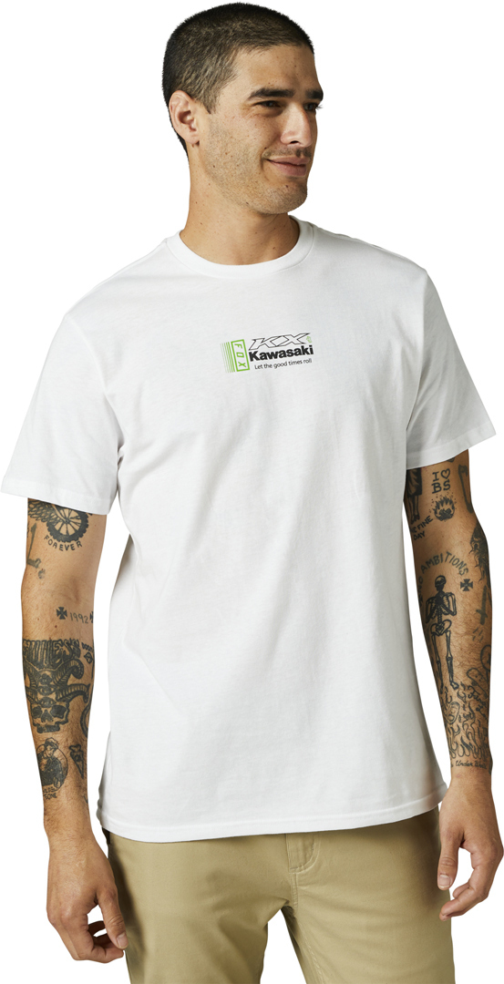 FOX Kawasaki Premium Triko bílá XXL Obrázek 1
