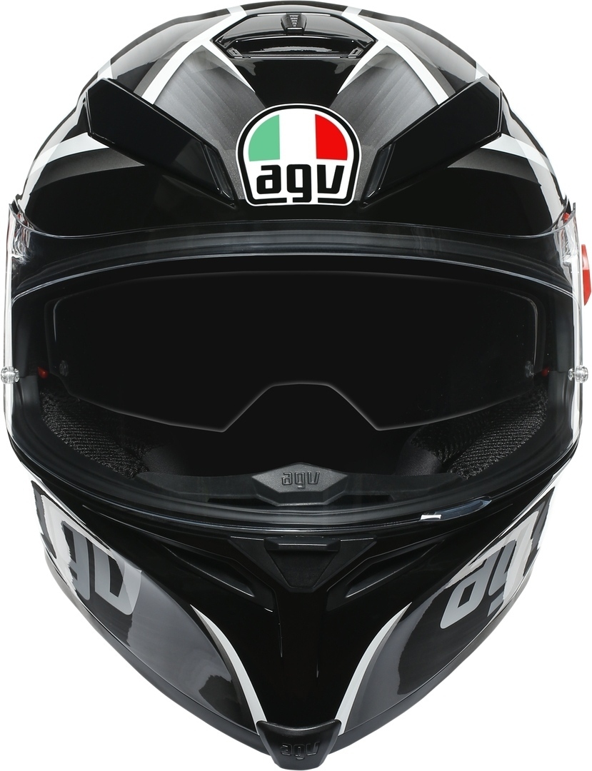 AGV K-5 S Tempest Helmet black/silver MS (57) Figure 5