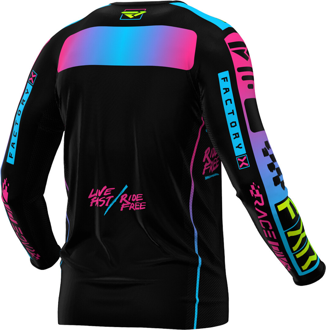 FXR Podium Gladiator 2024 Motokrosový dres černý/neon M Obrázek 2