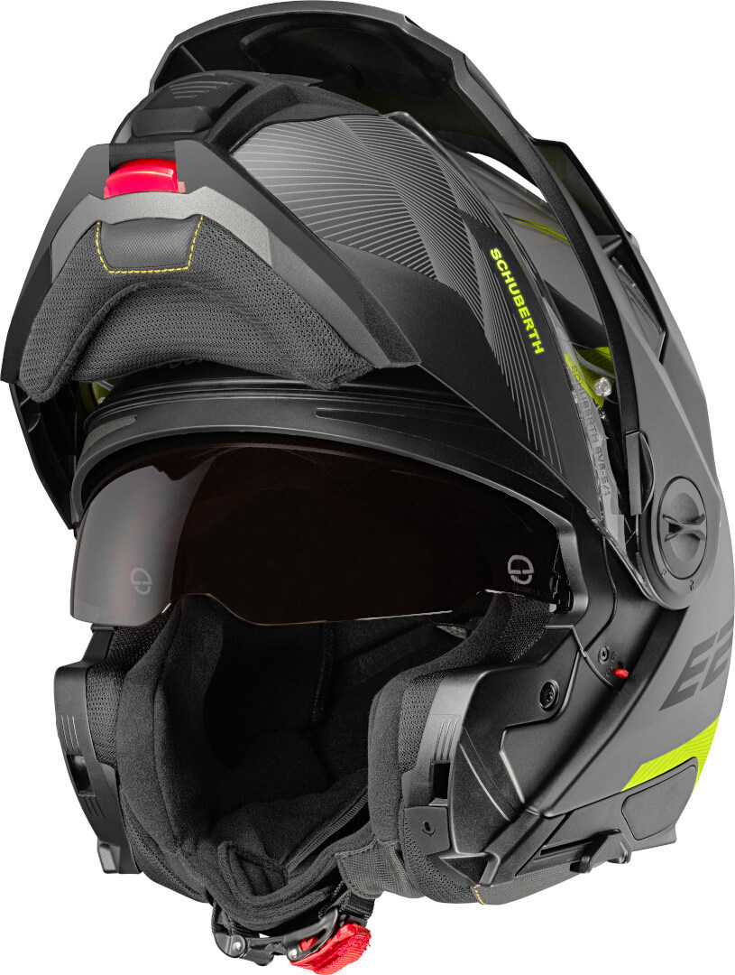 Schuberth E2 Defender Přilba černá matná/žlutá L (59) Obrázek 3