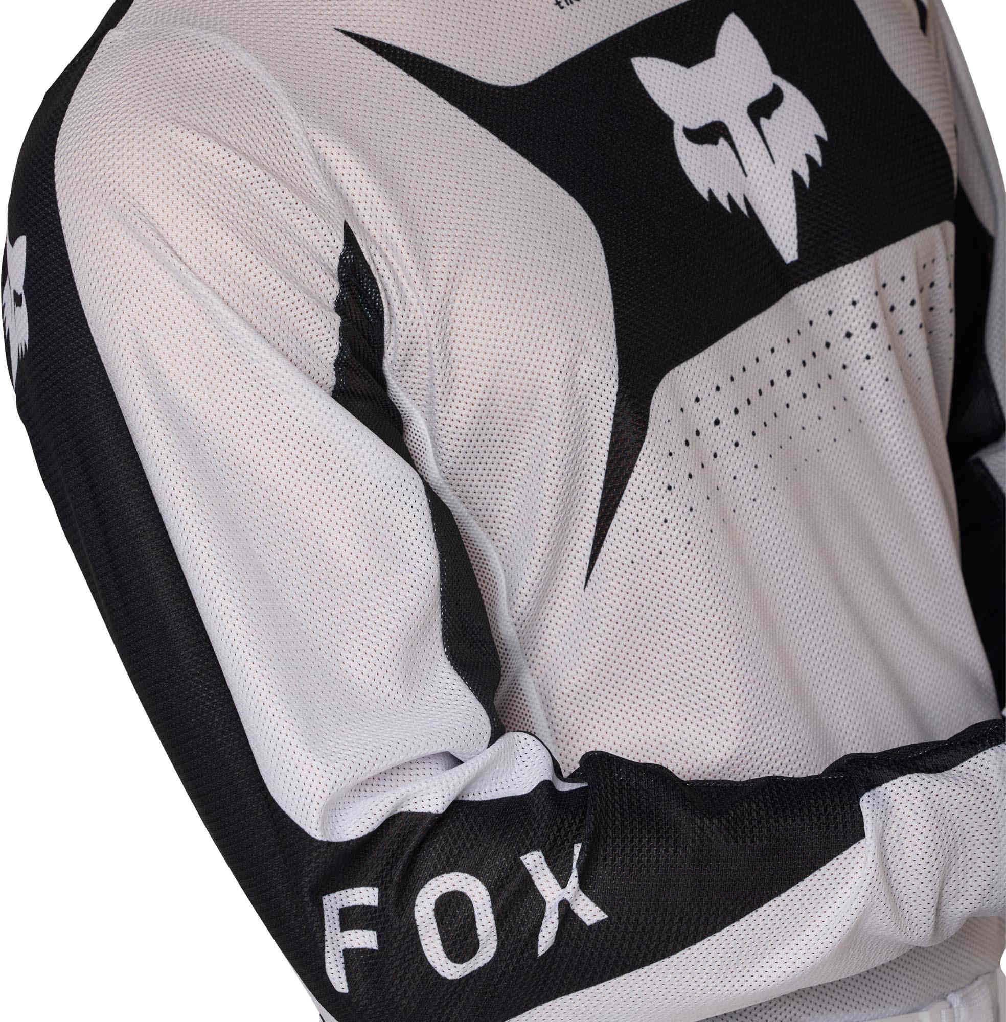 FOX 180 Air Taper Motocrosstrøje Sort/hvid 2XL Figur 6