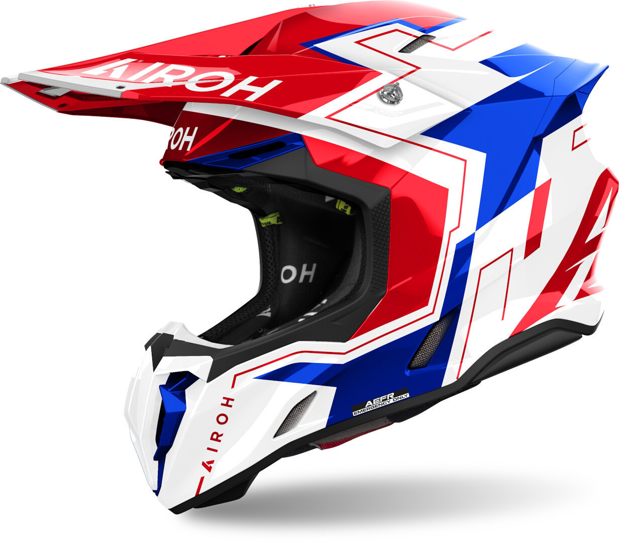 Airoh Twist 3 Dizzy Casco da motocross blu/rosso/bianco S (55/56) Figura 1