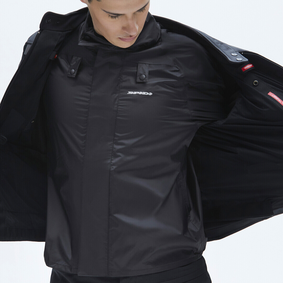 Spidi Rain Chest H2Out Regenjacke tiefschwarz M Abbildung 4