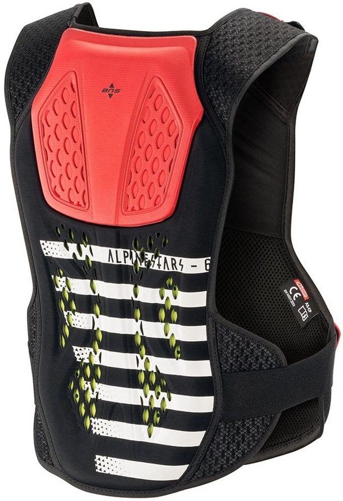 Alpinestars Sequence Protector de piept Alb/Roșu XL/XXL Figura 2