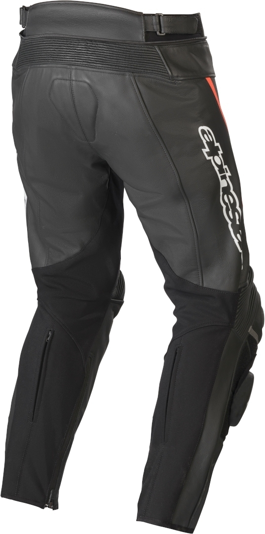 Alpinestars Track v2 Motorcycle Leather Pants black/red 54 Figure 2