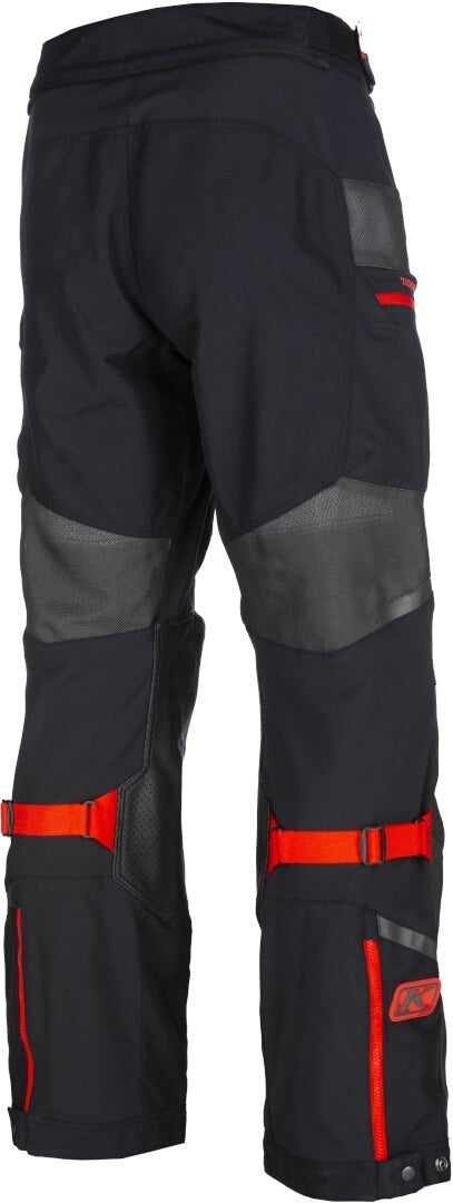 Klim Baja S4 2025 Enduro Enduro Mesh Motorrad Textilhose schwarz/rot Lang 38 Abbildung 6