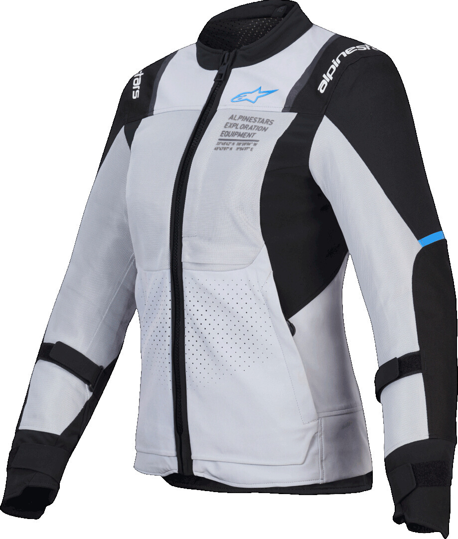 Alpinestars Stella ST-2 Air Damer Motorcykel Textil Jacka Svart/grå XS Figur 1