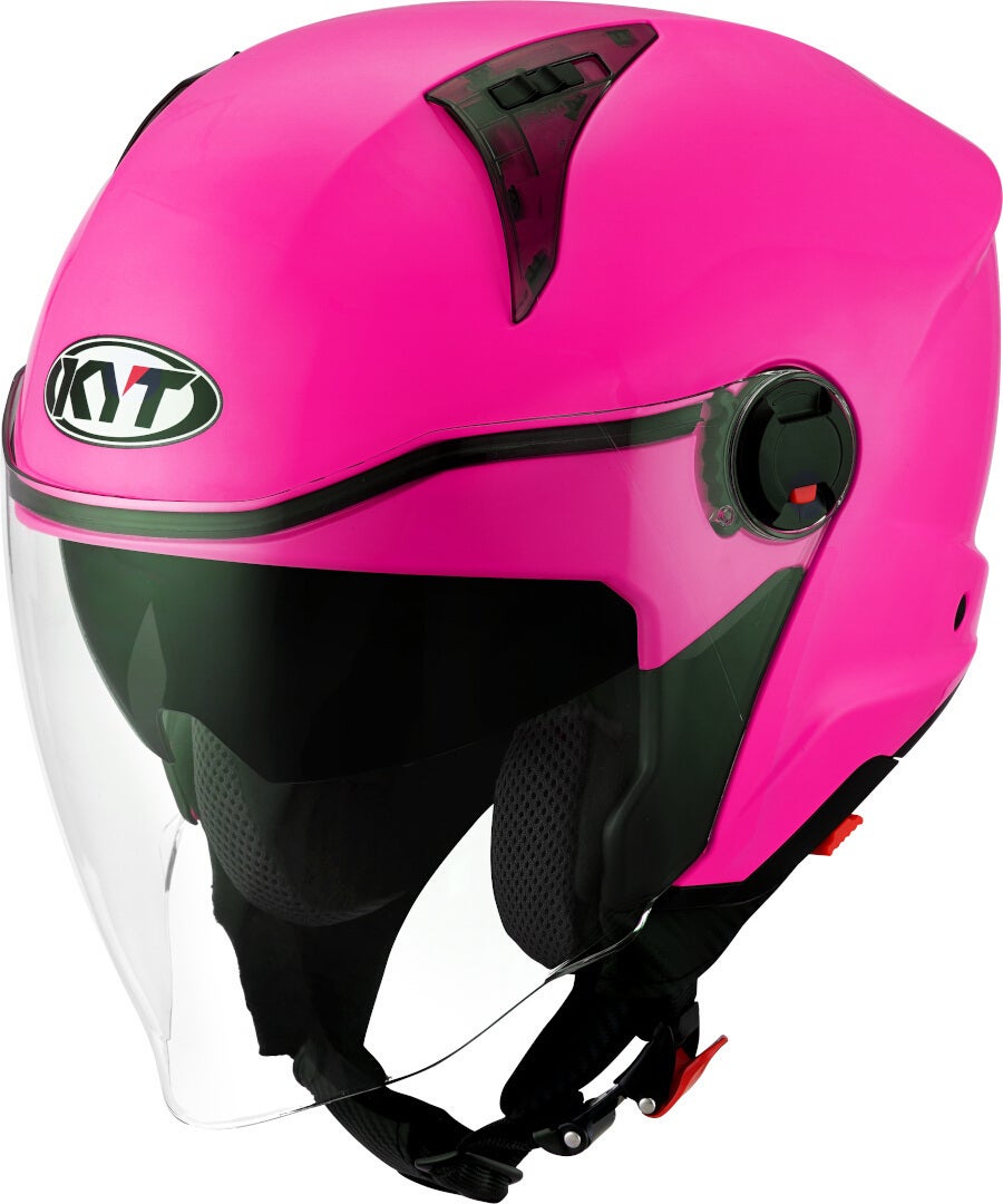 KYT D-City Plain Jethelm pink M (57/58) Abbildung 1
