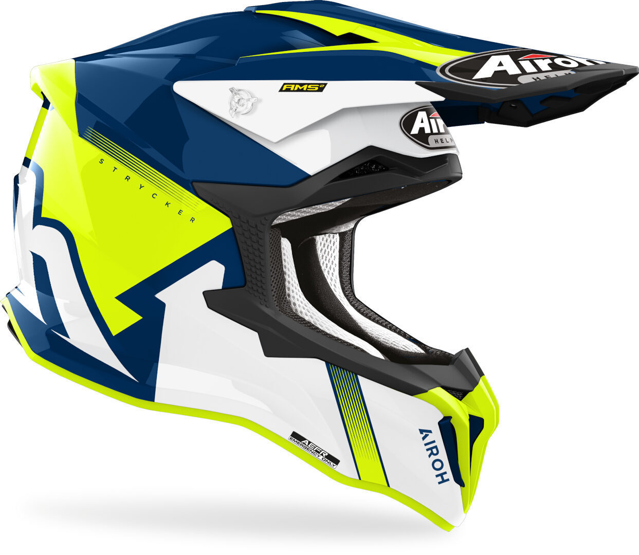 Airoh Strycker Blazer Cască de motocross galben S (55/56) Figura 2