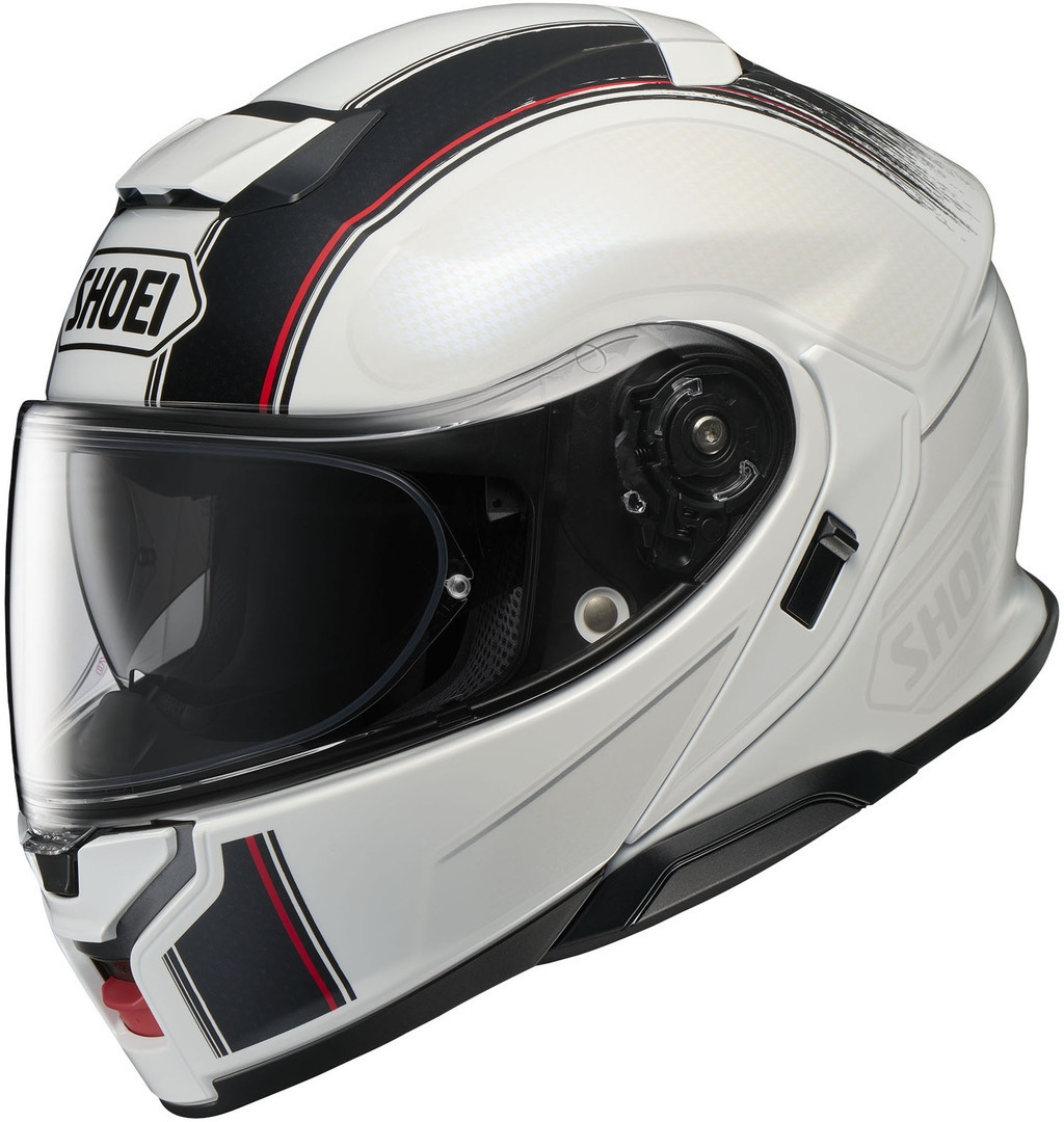 Shoei Neotec 3 Satori Hjelm hvit/svart/rød Tap (59/60) Figur 1