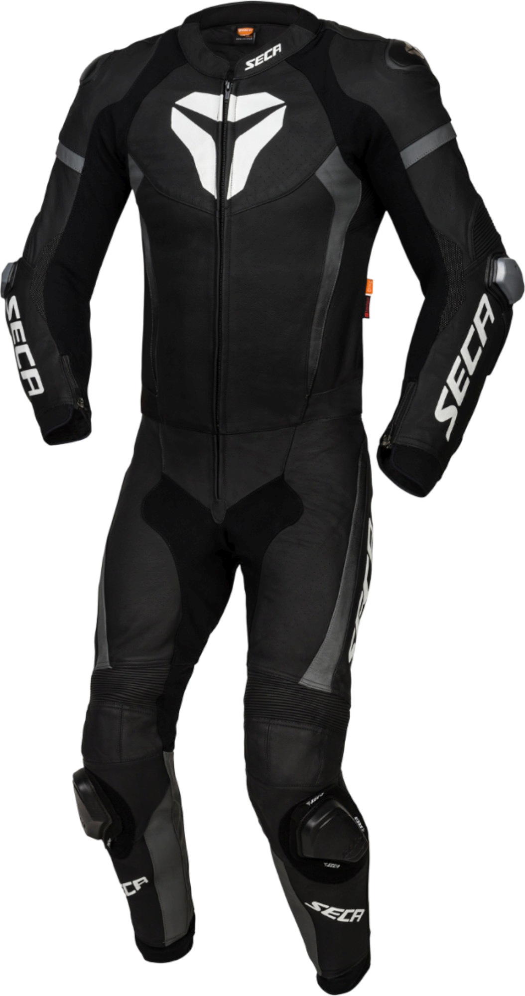 Seca SRS II Motorfiets Leren Jas zwart/wit 52 Figuur 3