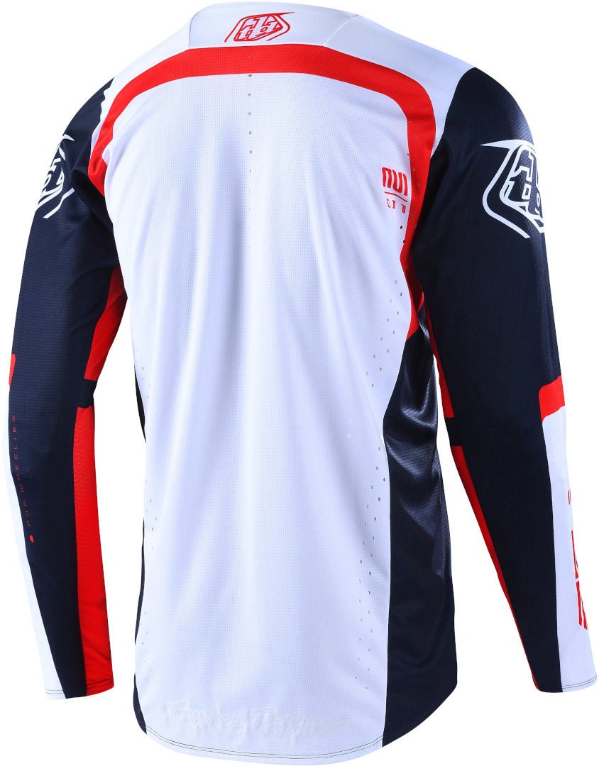 Troy Lee Designs SE Pro Fractura Motocross Jersey dark blue/red M Figure 2
