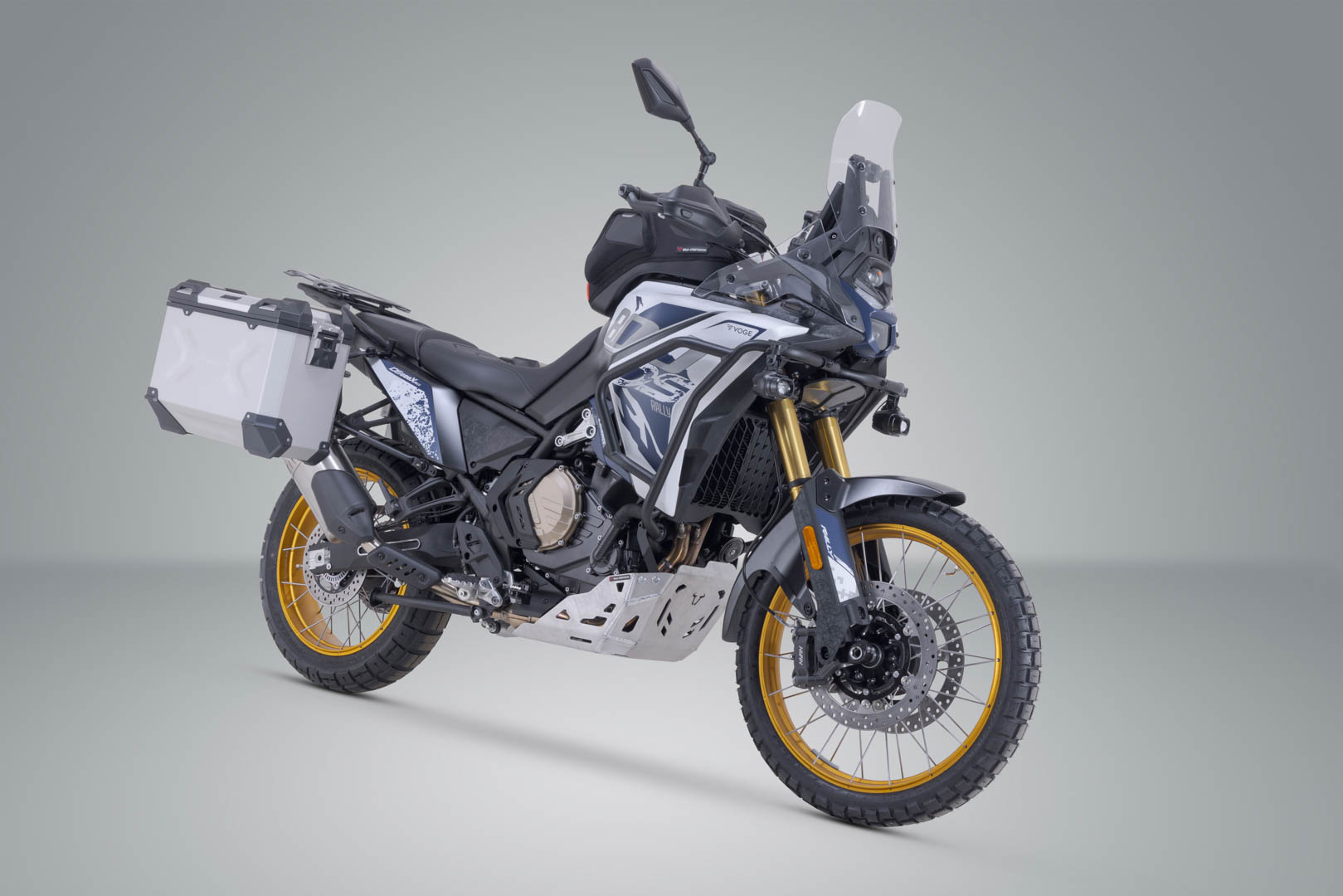 Sistem de carcasă din aluminiu SW-Motech TRAX ADV - Argintiu. 45/37 l. Voge DS800X Rally (25-). Figura 2